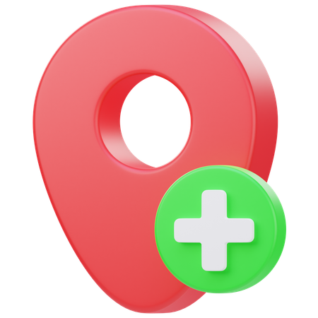 Adicionar local  3D Icon