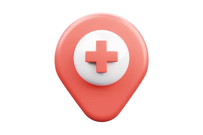 Adicionar local  3D Icon