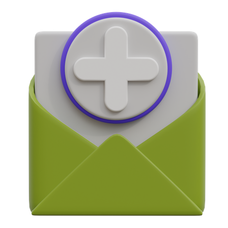 Adicionar novo e-mail  3D Icon
