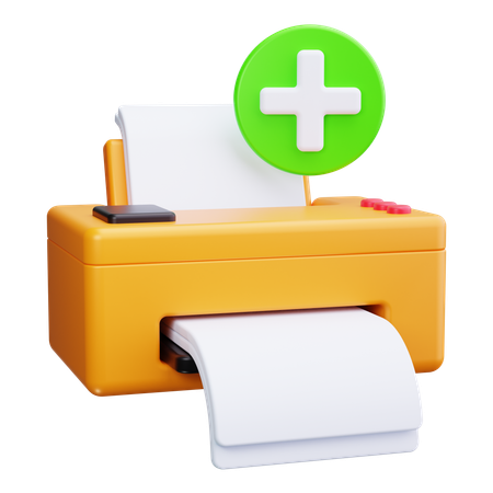 Adicionar papel  3D Icon