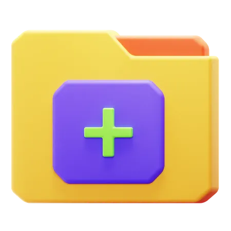 Adicionar pasta  3D Icon