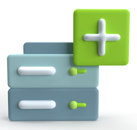 Adicionar servidor  3D Icon