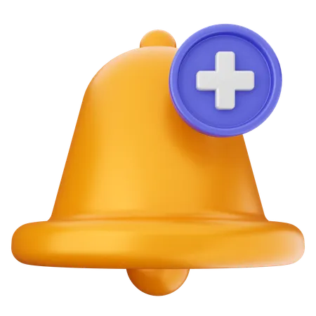 Adicionar sino de notificação  3D Icon