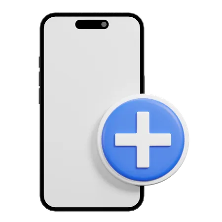 Adicionar telefone  3D Icon