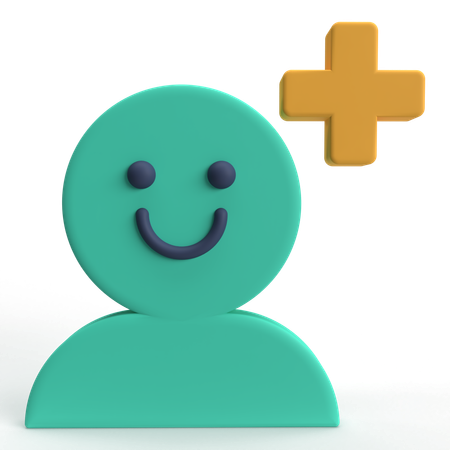 Adicionar usuário  3D Icon