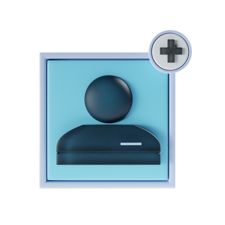 Adicionar usuário  3D Icon