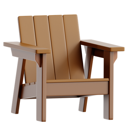 Adirondack chair  3D Icon