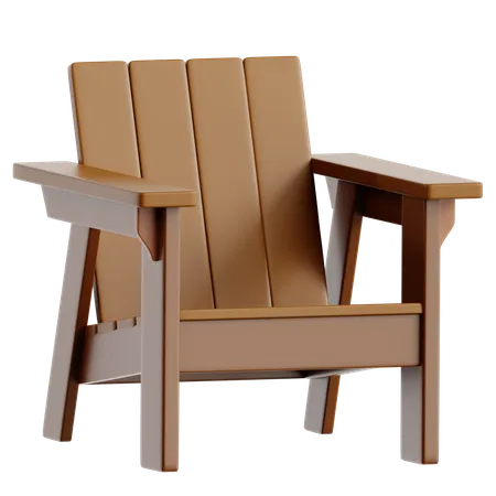 Adirondack chair  3D Icon