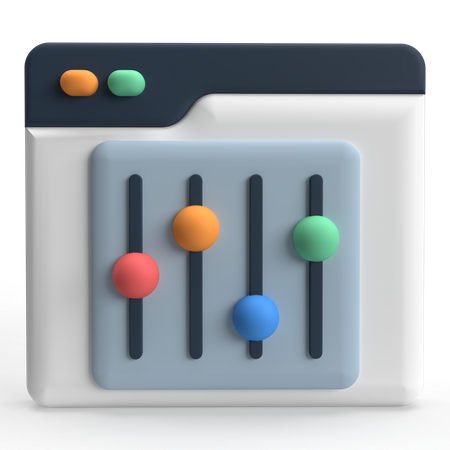 Adjust  3D Icon