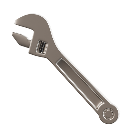 Adjustable Spanner  3D Icon