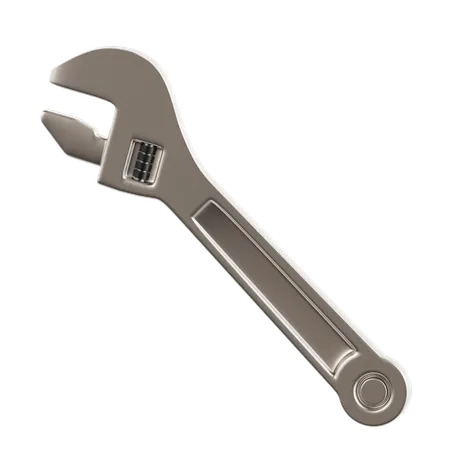 Adjustable Spanner  3D Icon