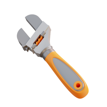 Adjustable Spanner  3D Icon