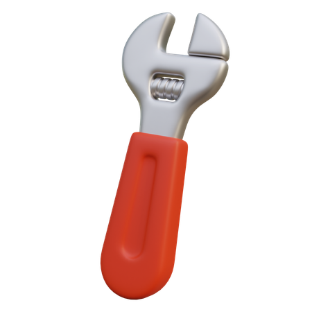 Adjustable Spanner Wrench  3D Icon