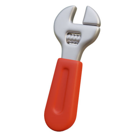 Adjustable Spanner Wrench  3D Icon