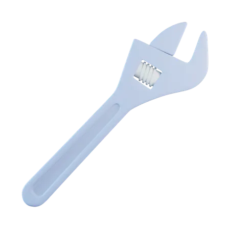 Adjustable Wrench  3D Icon