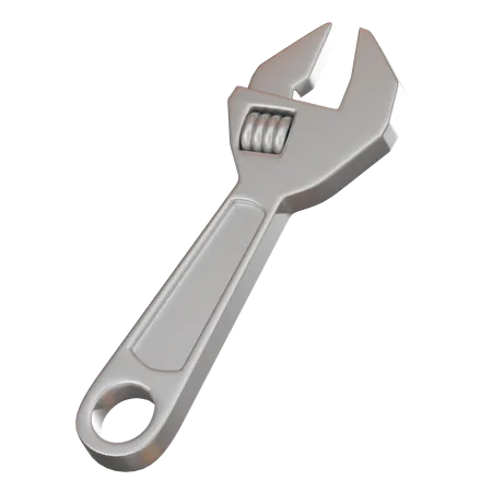 Adjustable Wrench Iconic Tool For Construction Repairs And Industrial Craftsmanship Perfect For Conveying The Essence Of Skilled Workmanship 3 D Render 3D Icon