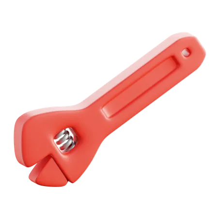 Adjustable Wrench  3D Icon