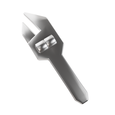 Adjustable Wrench  3D Icon