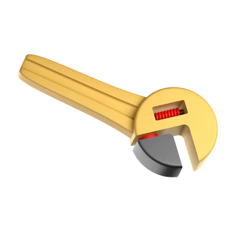 Adjustable Wrench  3D Icon