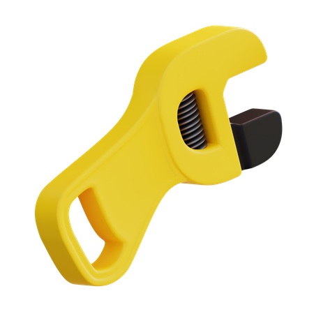 Adjustable Wrench  3D Icon