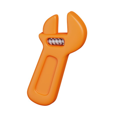 Adjustable Wrench  3D Icon