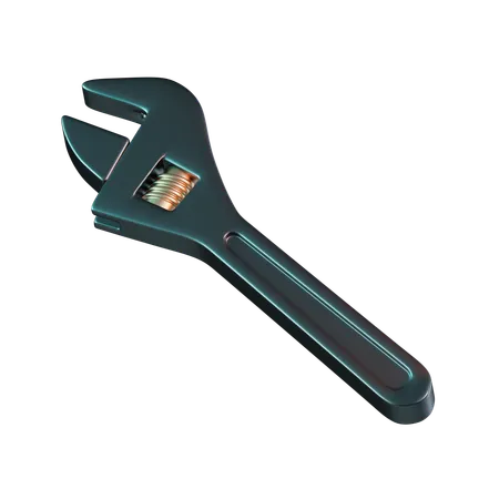 Adjustable Wrench  3D Icon