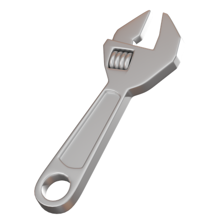 Adjustable Wrench  3D Icon