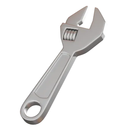 Adjustable Wrench  3D Icon