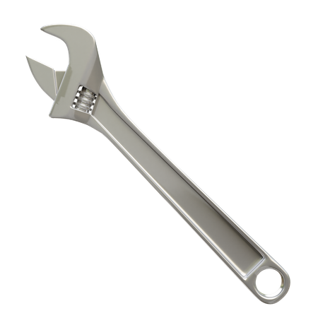 Adjustable Wrench  3D Icon