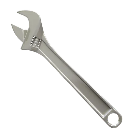 Adjustable Wrench  3D Icon