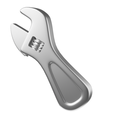 Adjustable Wrench  3D Illustration