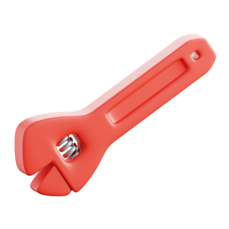 Adjustable Wrench  3D Icon