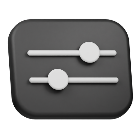 Adjustment  3D Icon