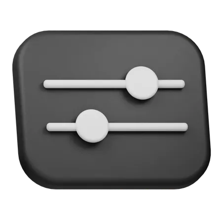 Adjustment  3D Icon