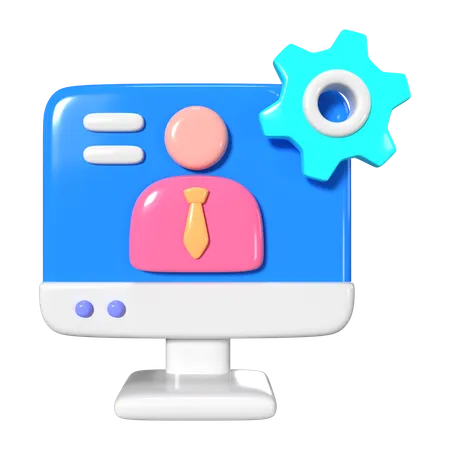 This Is Admin 3 D Render Illustration Icon It Comes As A High Resolution PNG File Isolated On A Transparent Background The Available 3 D Model File Formats Include BLEND OBJ FBX And GLTF 3D Icon