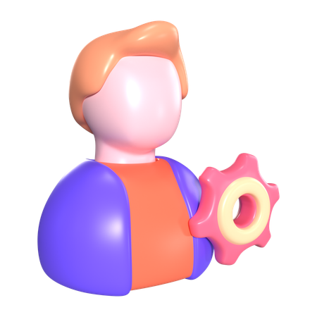 Admin  3D Icon