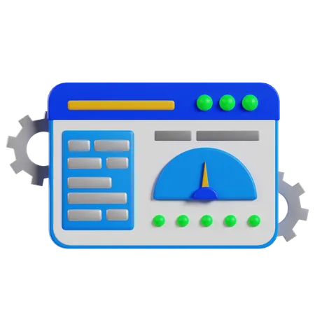 Admin Control Panel  3D Icon