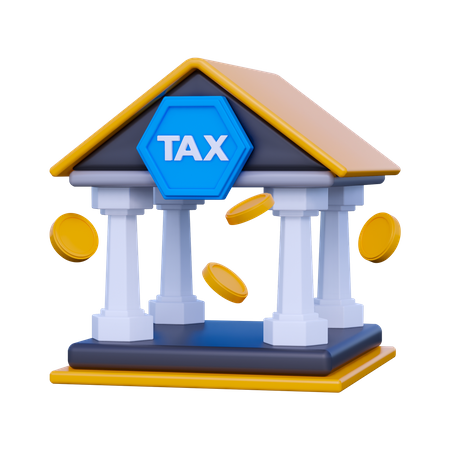 Administração fiscal  3D Icon