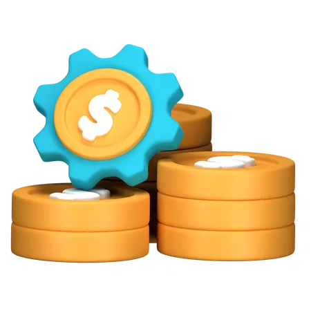 Administración del dinero  3D Icon