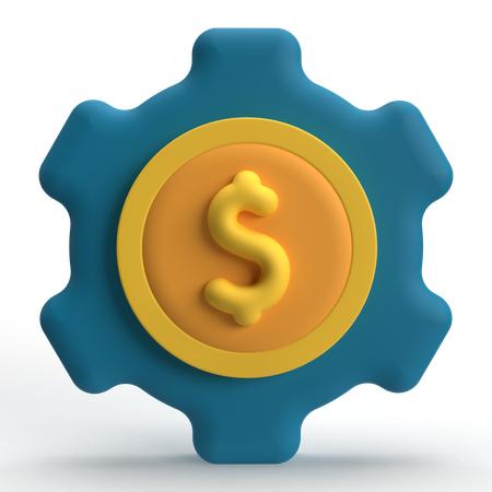 Administración del dinero  3D Icon