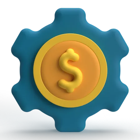 Administración del dinero  3D Icon