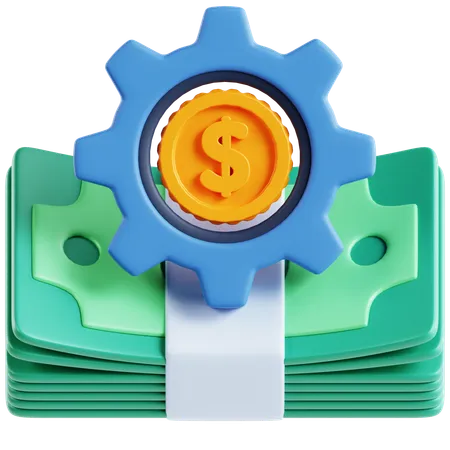 Administración del dinero  3D Icon