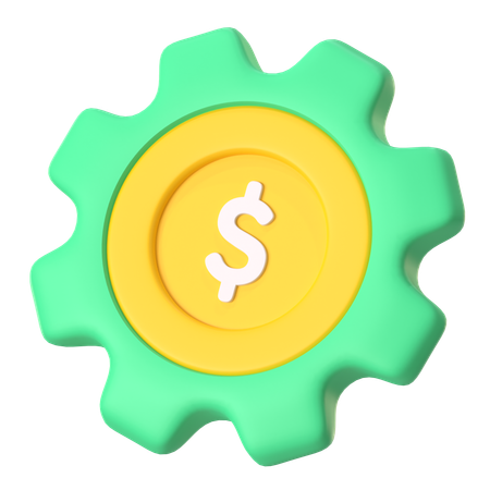 Administración del dinero  3D Icon