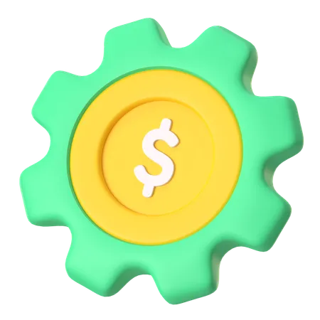 Administración del dinero  3D Icon