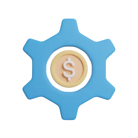 Administración del dinero  3D Icon