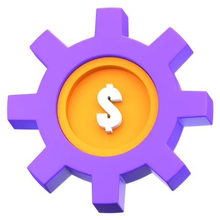 Administración del dinero  3D Icon