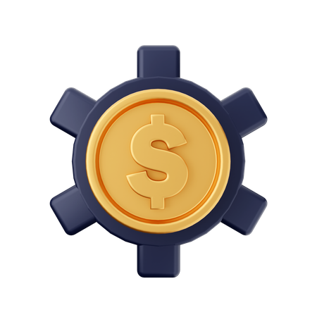 Administración del dinero  3D Icon