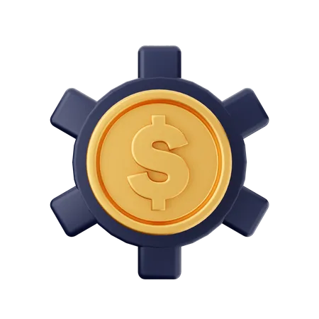 Administración del dinero  3D Icon