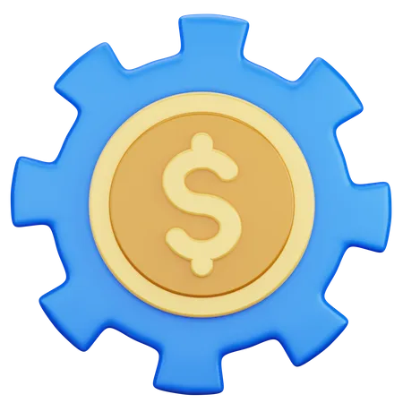 Administración del dinero  3D Icon