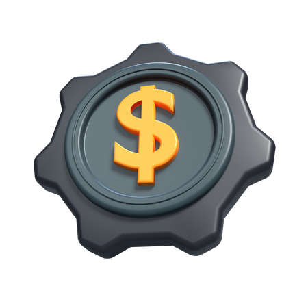 Administración del dinero  3D Icon